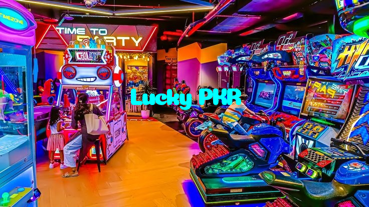 Lucky PKR casino presented on mobile device in Pakistan with slots and live games